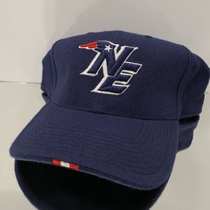 New England Patriots Hat Cap Fitted 7 5/8 Nike Blue NFL Football Vintage Retro