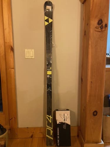 New Fischer 175 cm Racing RC4 World Cup GS Skis With New RC4 Z11  Bindings Max Din 11