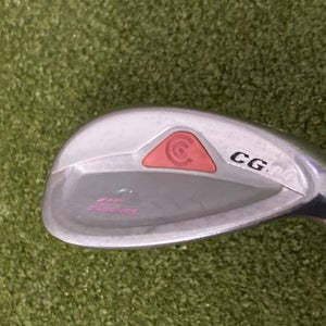 Cleveland CG14 Zip Grooves Chrome Pink 56* Sand Wedge LRH 56g Ladies (L3860)