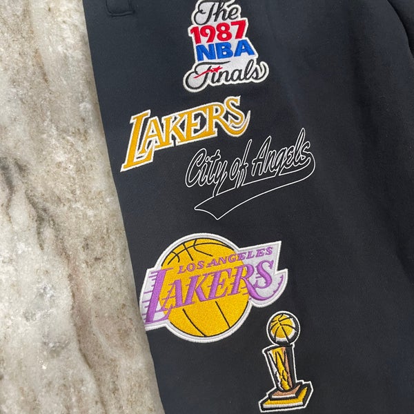 Los Angeles Lakers 87 NBA Champs Lakers T-Shirt By Mitchell & Ness