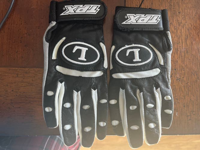 Black New Y Medium Louisville Slugger Batting Gloves