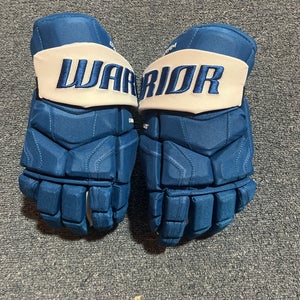New Blue Warrior Covert QRE Pro Stock Gloves Colorado Avalanche Byram 14”