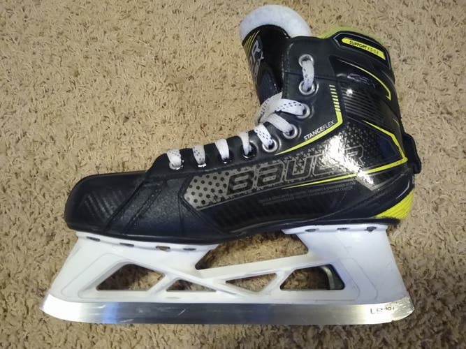 Senior Used Bauer GSX Hockey Goalie Skates Regular Width Size 6.5