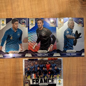 France 2014 National Team World Cup Brazil Card Lot