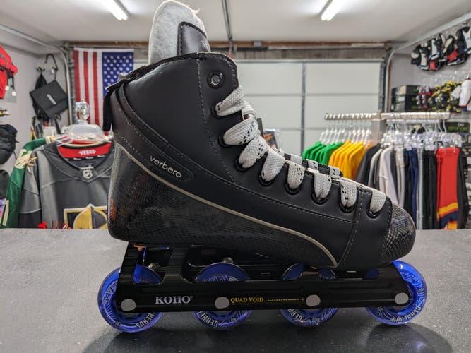 New Senior Verbero Vortex V1 Inline Hockey Goalie Skates Regular Width Size 7