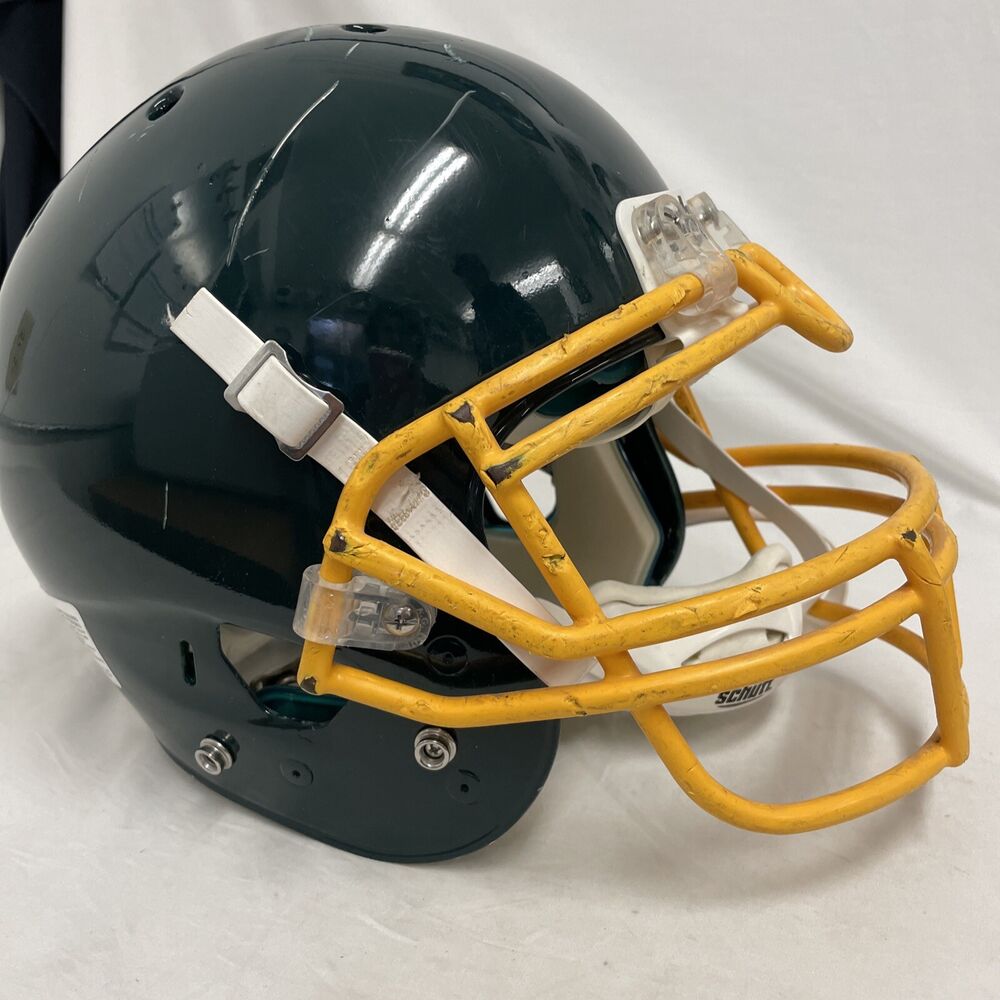 NIB Schutt Oregon Ducks Authentic Full Size Helmet Green Yellow