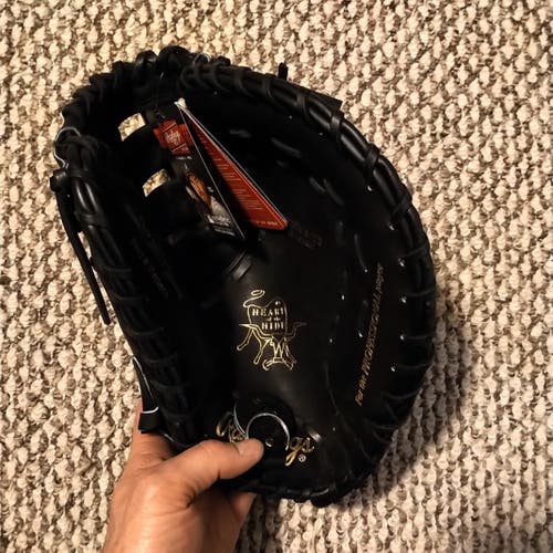 New Right Hand Throw Rawlings First Base Heart of the Hide Baseball Glove 12.5"