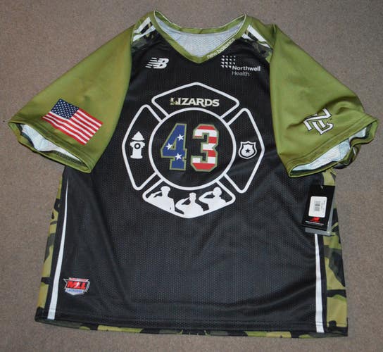 Ryan Walsh New York Lizards 2019 First Responders Specialty Game Issued Jersey