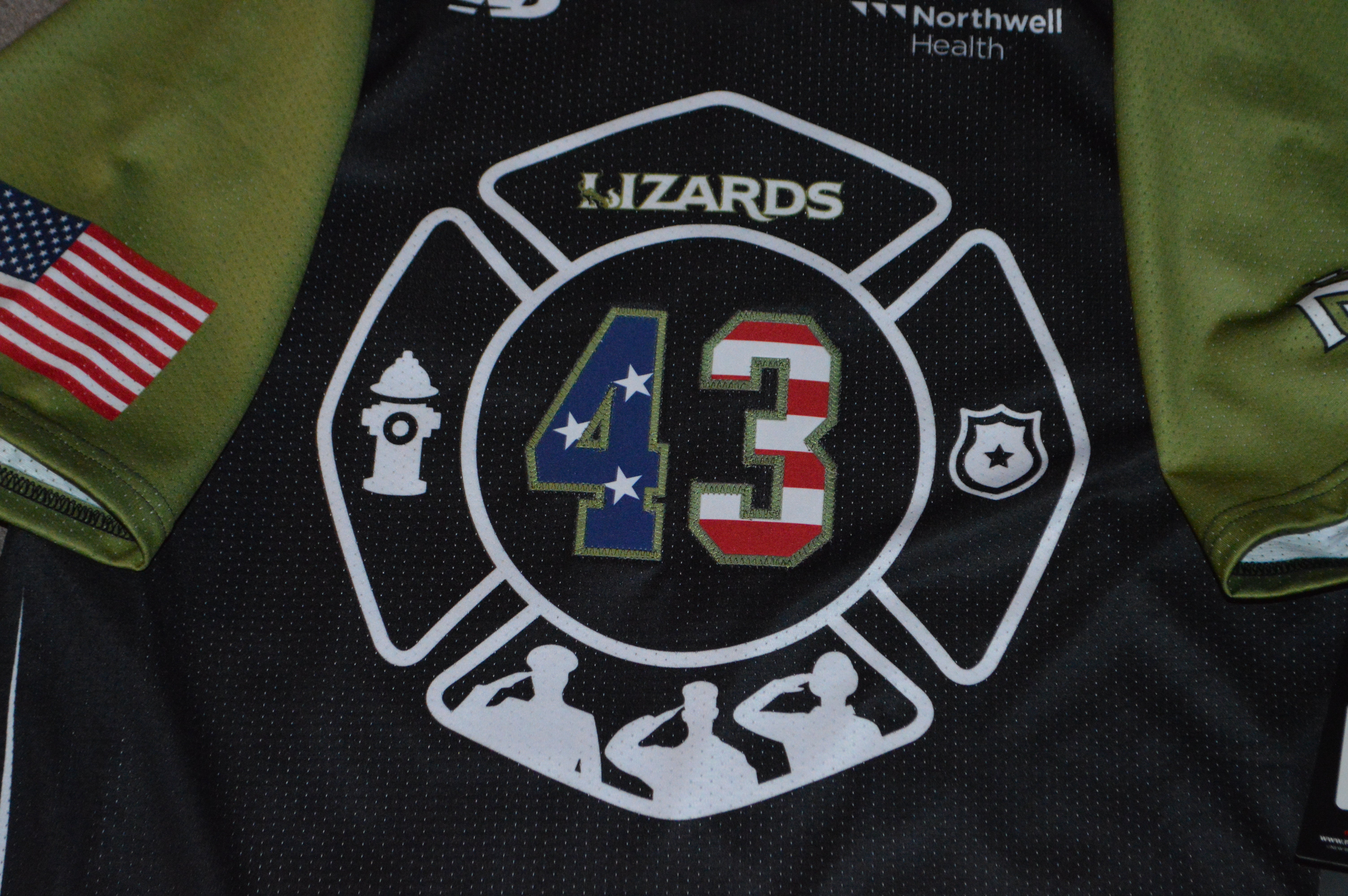 Ryan Walsh New York Lizards 2019 First Responders Specialty Game Issued  Jersey | SidelineSwap