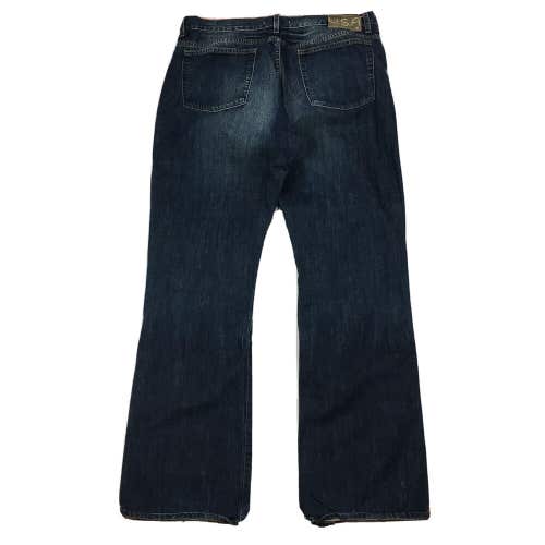John Varvatos USA Boot Cut Blue Denim Jeans Dark Wash Men's 40x32