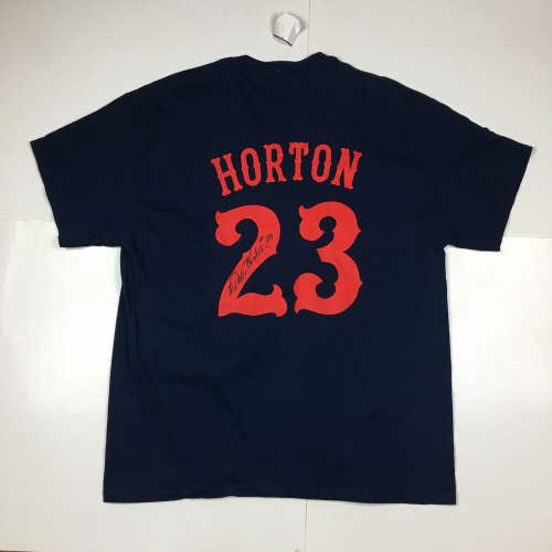 Autographed Willie Horton #23 Detroit Stars T-Shirt Negro League Baseball (XL)
