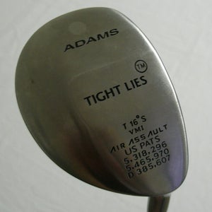 Adams Tight Lies 3 Wood 16* (Steel, STIFF) 3w Fairway Golf Club