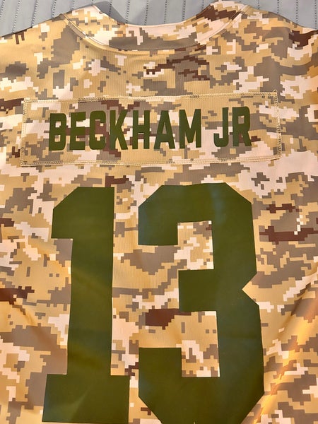 Odell Beckham XL NYG On Field Authentic Military Jersey