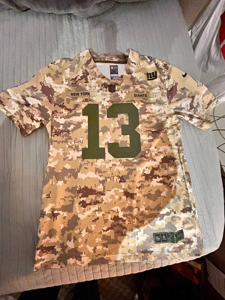 Odell Beckham XL NYG On Field Authentic Military Jersey