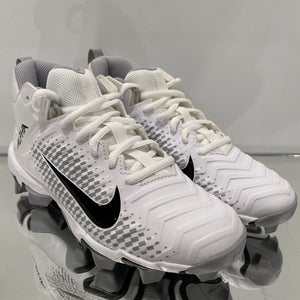 Nike Boys 3.5Y Cleats Athletic Shoes Spikes Football Kids Swoosh Menace Shark