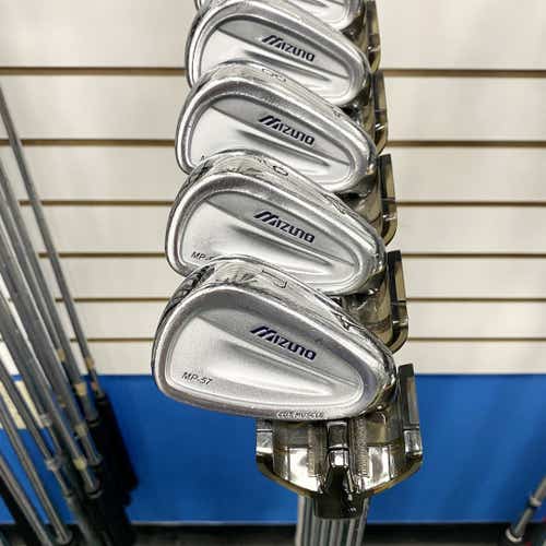 Used Mizuno Mp-57 Men's Right Iron Set 3i-pw Stiff Flex Steel Shaft