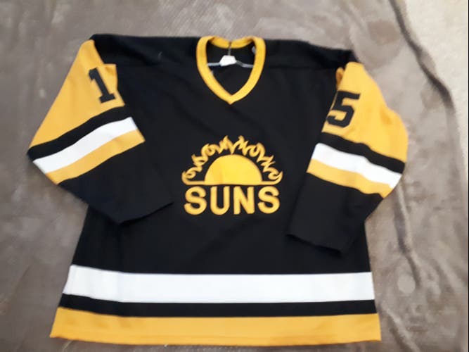 SUNS HOCKEY Jersey in Pittsburgh Penguins Replica colors  in XL Mens