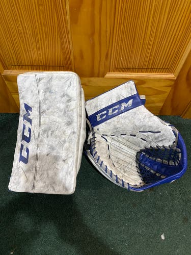 CCM Retro Flex Pro Goalie Glove and Blocker
