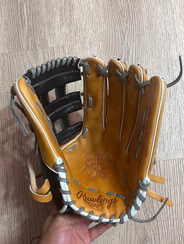 Used Right Hand Throw 12.75" Heart of the Hide Baseball Glove