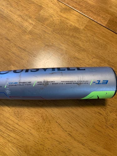 Used 2019 Louisville Slugger Alloy Solo spd Bat (-13) 17 oz 30"