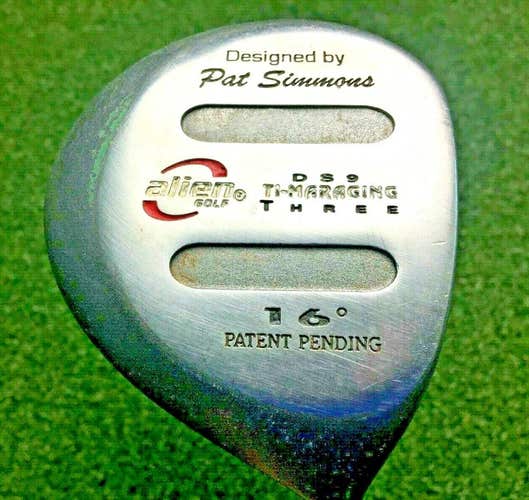 Alien Golf Simmons DS9 Titanium 3 Wood 16* / RH / Regular Graphite ~43" /mm4302