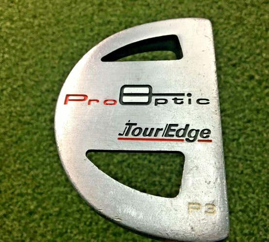 Tour Edge Pro Optic P3 Mallet Putter  /  RH  / Steel ~33" / Good Grip / mm7043