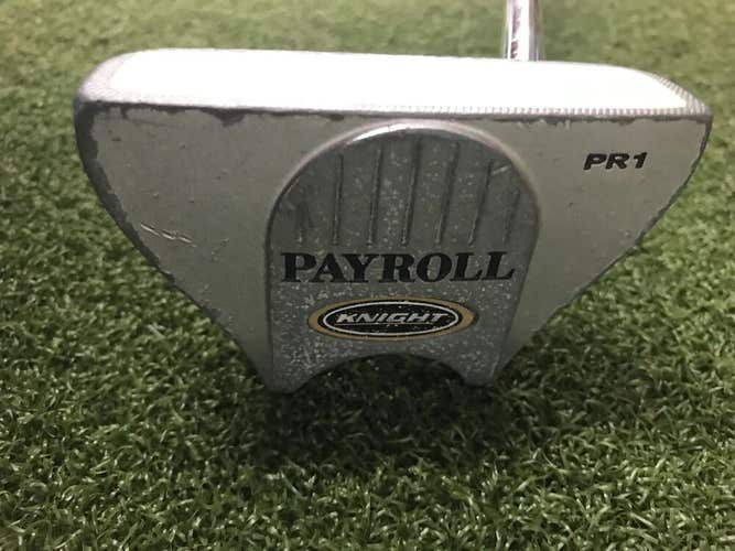 Knight Golf Payroll PR1 Insert Putter / RH / ~34" Steel / New Grip / dj7417