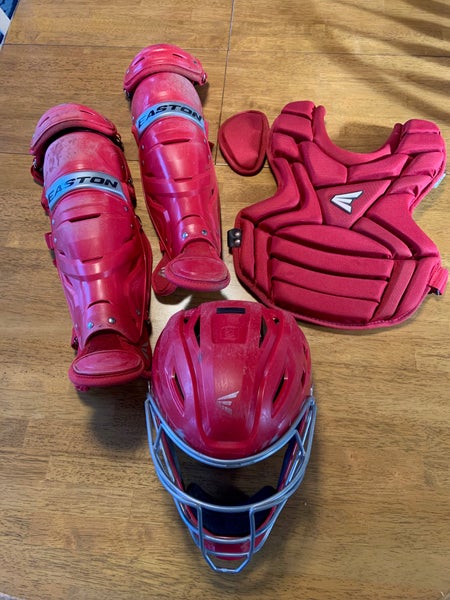 Used Easton Game Time Small Catcher's Set