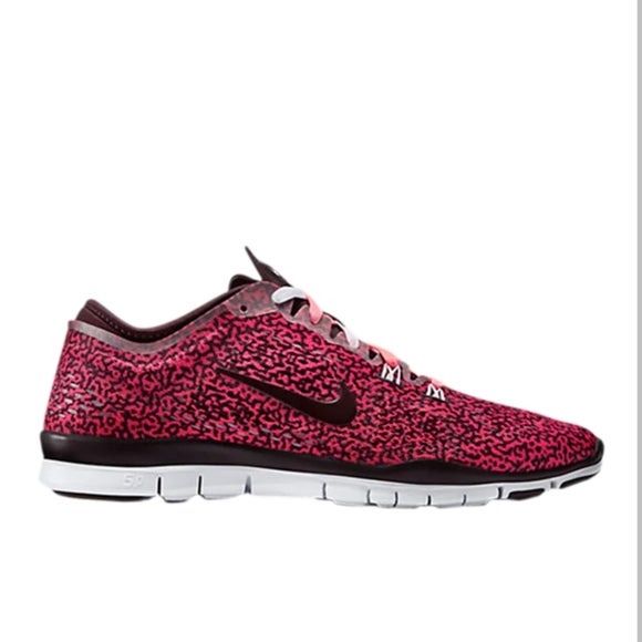 Naturaleza Más temprano Deportes NIKE FREE 5.0 TR FIT 4 RUNNING SHOES MEZZA WOMENS 8 M PINK CHEETAH SNEAKERS  | SidelineSwap
