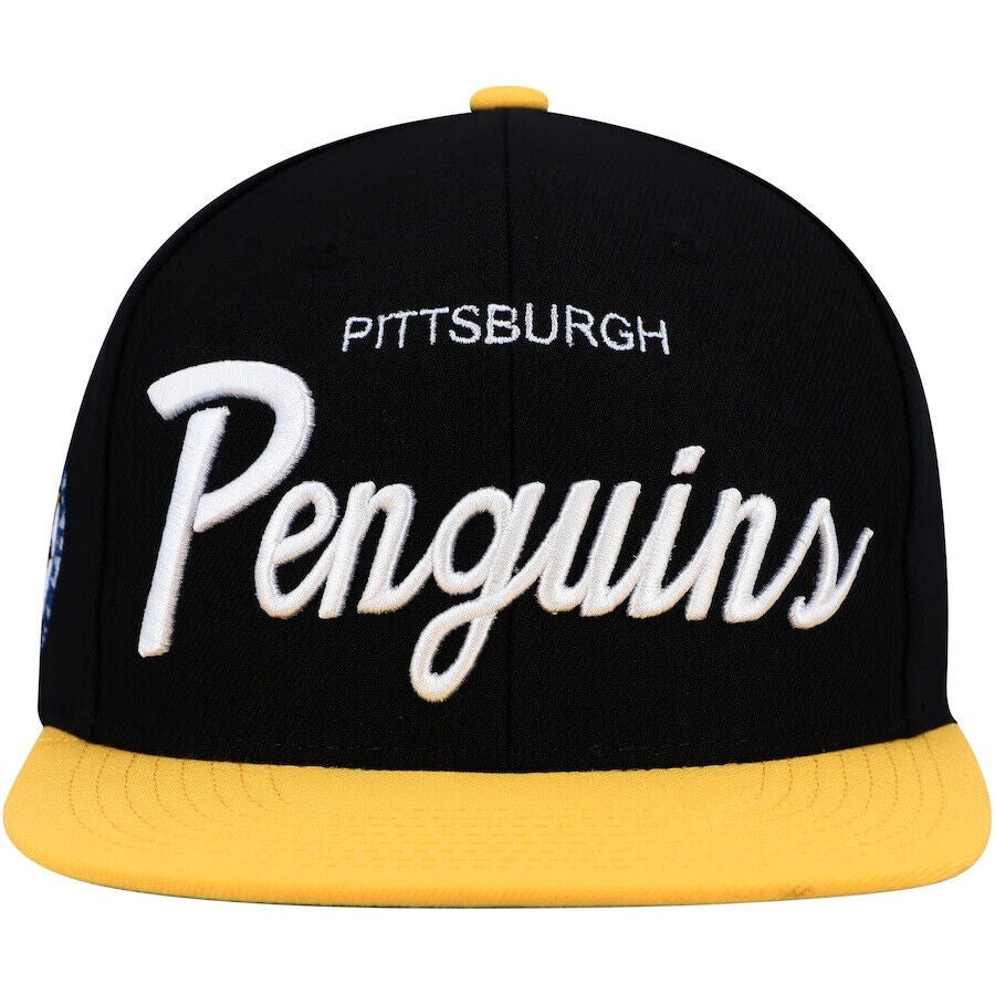 Pittsburgh Penguins Hat Baseball Cap Snapback White NHL Hockey Reebok Adult  USA