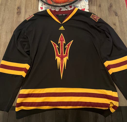 Adidas Arizona State University (ASU) Replica Hockey Jersey Large