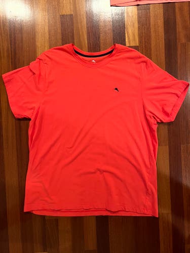 Bright Red Tommy Bahama T Shirt XL