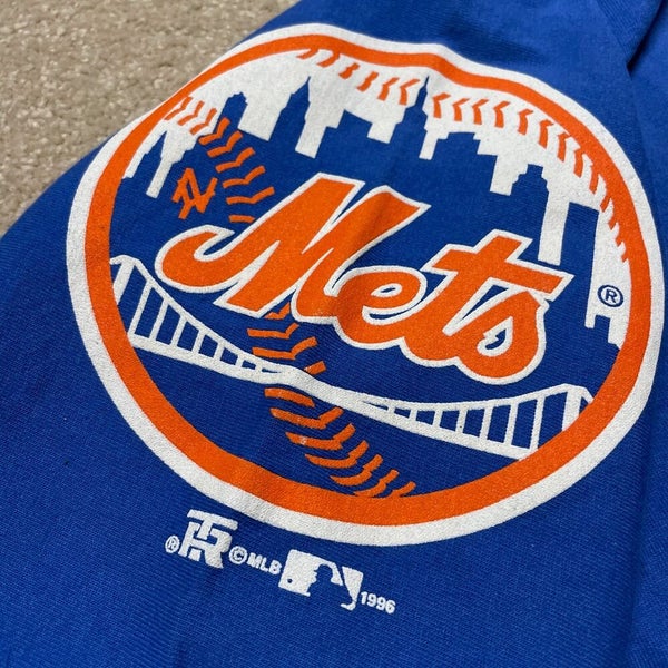 Vintage MLB New York Mets Tee Shirt 1996 Size XL Made in USA Deadstock