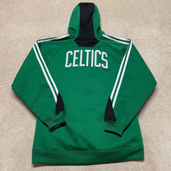 Vintage Boston Celtics Sweatshirt Mens Large Green Pullover Hoodie NBA  Adidas