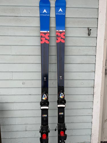 Used 2022 Dynastar 185 cm Racing Speed WC FIS GS Skis With Bindings Max Din 15
