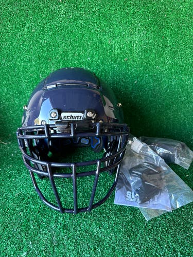 Adult Extra Large(XL) - Schutt F7 VTD Football Helmet - Navy Blue