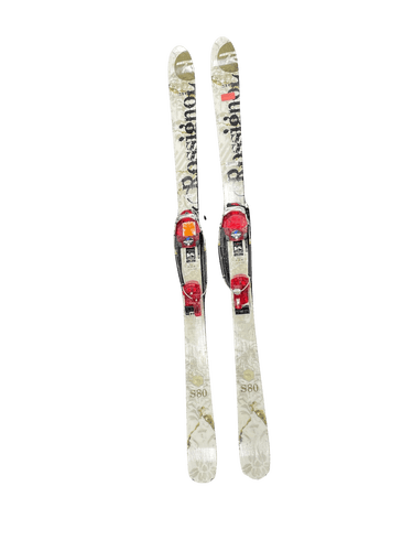 Used Rossignol S80 W Telemark Bindings 170 Cm Men's Downhill Ski Combo