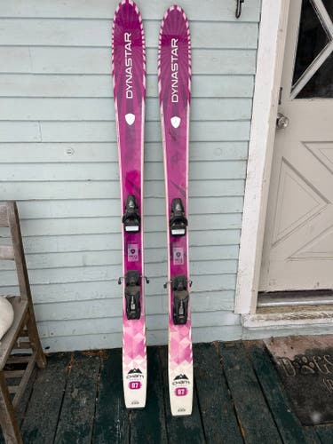 Used Women's Dynastar All Mountain Skis With Bindings Max Din 12