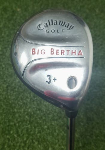 Callaway Golf Big Bertha 3+ Wood  / RH /  Regular Steel ~43" / NEW GRIP / jd5768