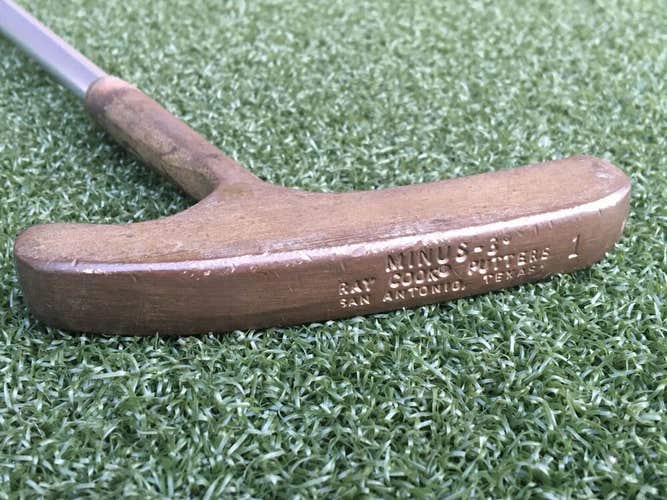 Ray Cook Minus 3 Blade Putter 1 San Antonio  / RH ~35" Steel  / Vintage / mm4433