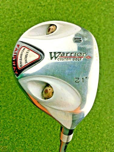 Warrior Custom Golf 5 Wood 21* / RH ~41.25" /Regular Graphite /Nice Grip /gw2248