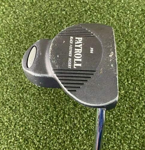 Knight Golf Payroll Black Polymer Insert Mallet Putter / RH / Steel / jl7074