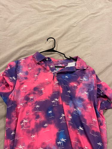 Chubbies Pink/Purple Golf Polo