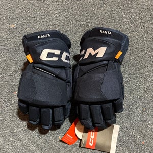 New Navy CCM HGPJSPP Pro Stock Gloves Colorado Avalanche Ranta 14”