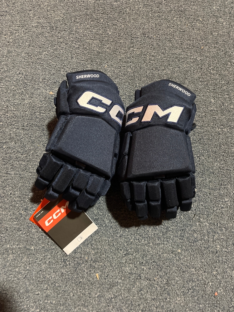 New Navy CCM HGTKPP Pro Stock Gloves Colorado Avalanche Sherwood 14”