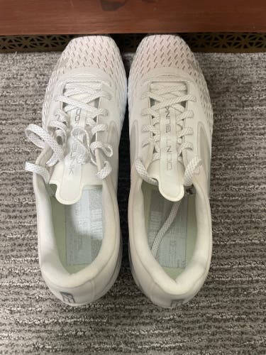 White Men's Turf Cleats Low Top Blurs