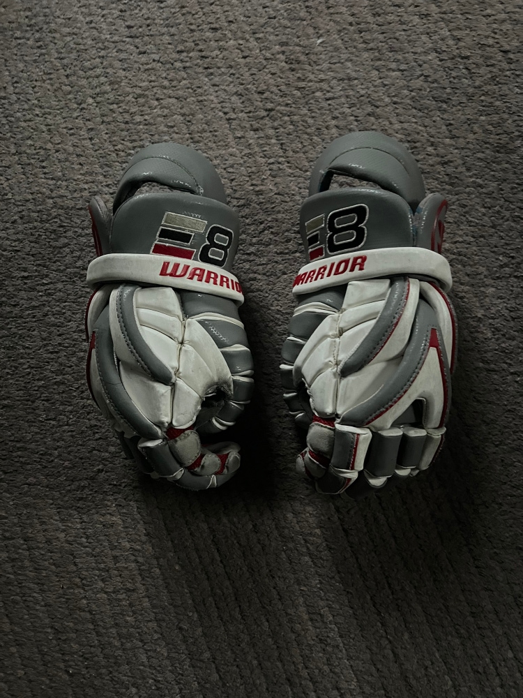 Used Warrior large Evo Lacrosse Gloves