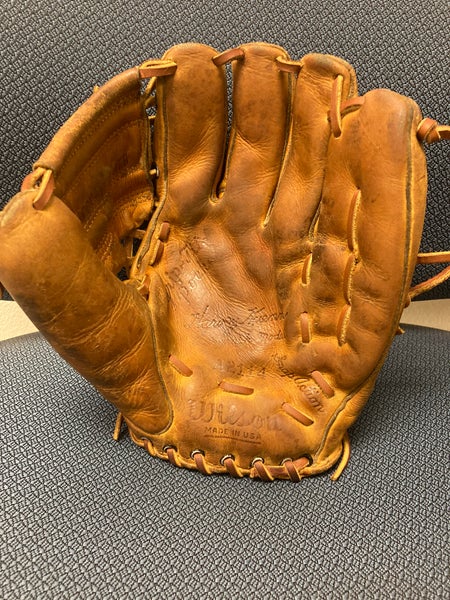 Re-laced/reconditioned Wilson A2114 Harvey Kuenn Glove-1950s, 11’ RHT