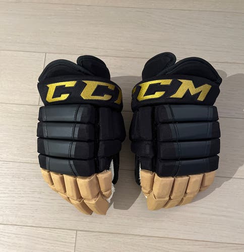 Pro Stock CCM HG97 Gloves 13 Inch Black Vegas Golden Knights
