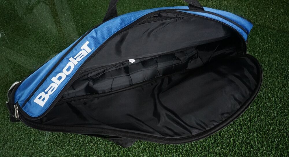 Babolat Pure Strike Tennis Racquet Holder Fold Over Backpack Bag White  Black Red